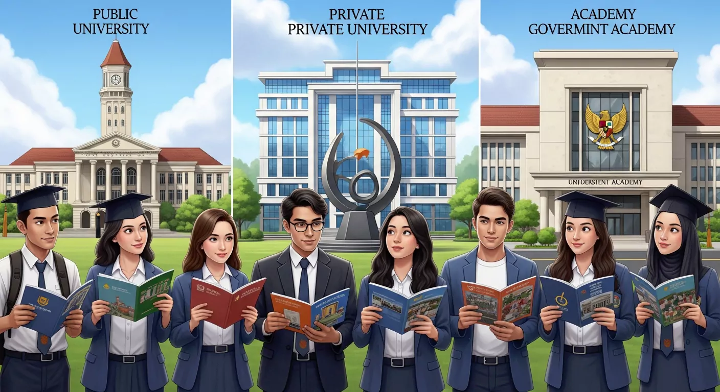 Perbedaan PTN, PTS, dan Kampus Kedinasan yang Wajib Kamu Tahu