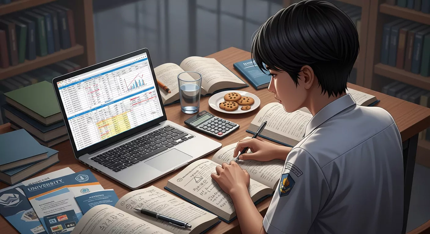 Cara Menghitung Peluang Lolos PTN Berdasarkan Nilai dan Kompetisi