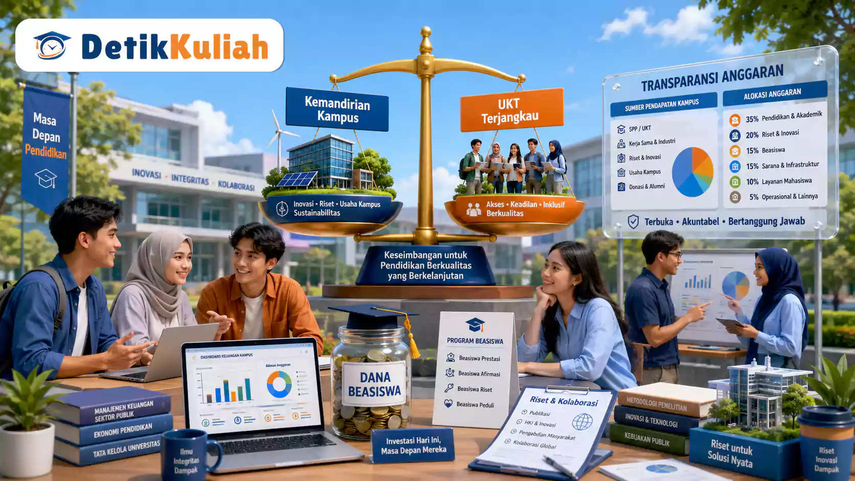 Kemandirian Finansial Kampus Tanpa Beban UKT Mahasiswa