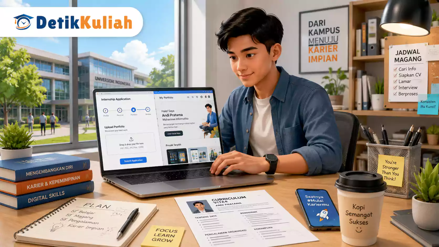 Panduan Magang Mahasiswa: CV, Portofolio, LinkedIn, dan Interview